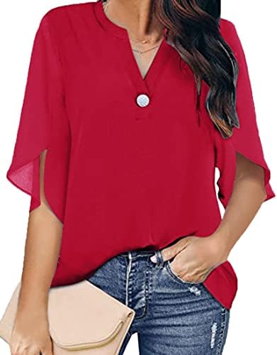 OLIPHEE-Maglietta-Liscio-Fresco-Shirt-Chic-a-Tinta-Unita-Maniche.jpg