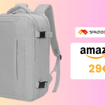 Zaino da viaggio ideale come bagaglio a mano a SOLI 29€!
