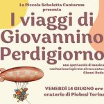 A Piobesi lo spettacolo musicale “I viaggi di Giovannino Perdigiorno”